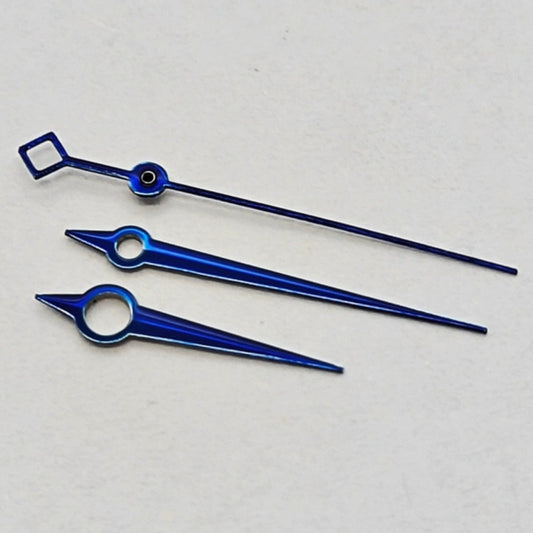 8mmx12mmx12.5mm Blue Trim Watch Hands Set for ETA2824 2836 PT5000