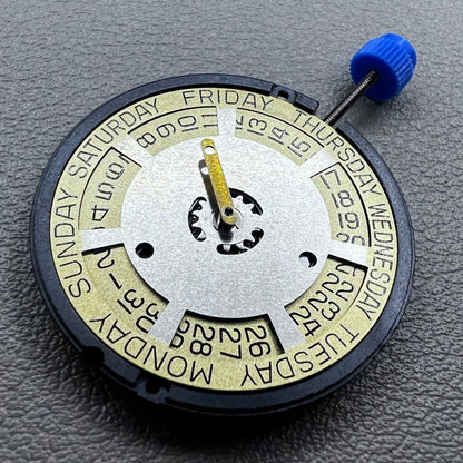 Swiss ETA805.144 Quartz Movement Golden Disk 3 Hands