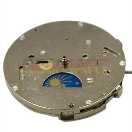 China Made 8205 automatic mechanical watch movement with small second subdials at 3, 6, and 9 o'clock positions, no calendar.