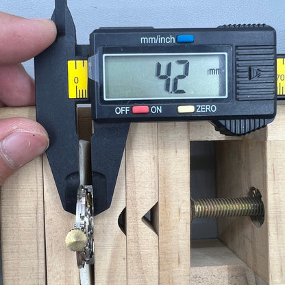 Silbernes Hangzhou 2189 mechanisches Uhrwerk mit einfachem Kalender f�r elegante Uhren.