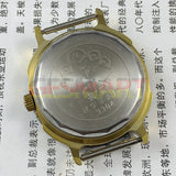 36mm China Made Manual Mechanical Watch 17 Jews Light Yellow Dial Luminous Hands