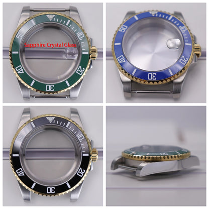 40mm Watch Case Sapphire For NH35 NH36 Eta2824 8215 Case 28.5mm Dial Submariner
