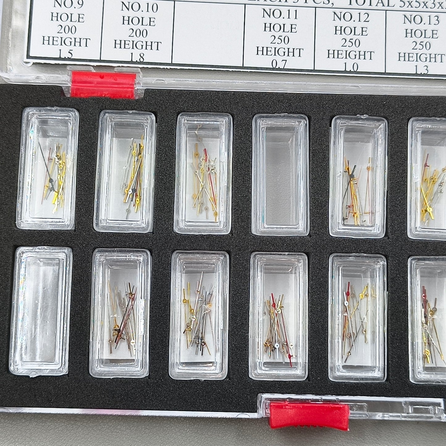 225 PIECES Different Shaft Height Second Hand Assortment Kit