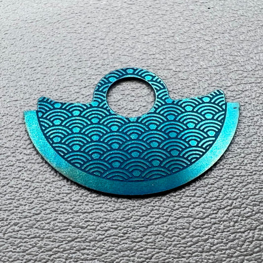 Dunkelgrünes Wellenmetall Oszillierendes Rotorgewicht Ersatz NH35 NH36