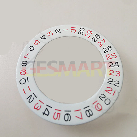 Red Odd Date Wheel Overlay for ETA2824 2836 Miyota 8215/8200 Movement Date@3