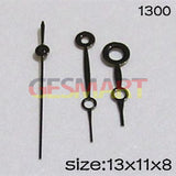 Black Set of Watch Hands for Miyota 2035 Movement 13mm/11mm/8mm Length NO.1300