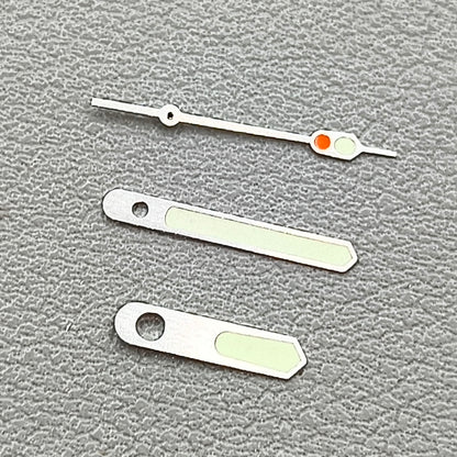 Silver Trim with C3 Green Lume Watch Hands Fit for NH35/NH36 Movement