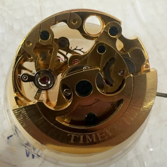 China Made Golden Dandong 7120 Mechanical Movement Hollow Watch Part