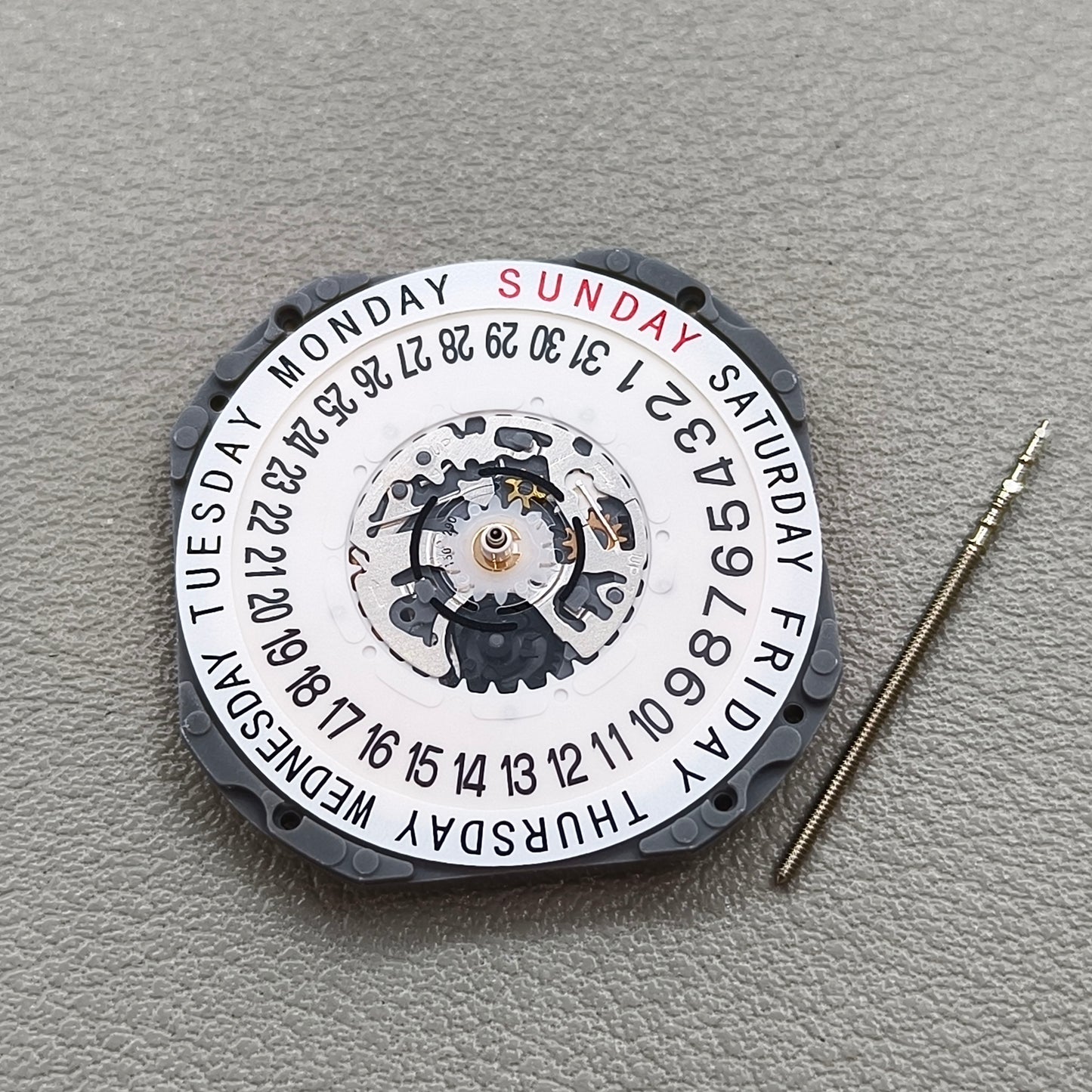 Japan Hattori Epson VJ55 VJ55B Watch Quartz Movement Date@6 3 Hands