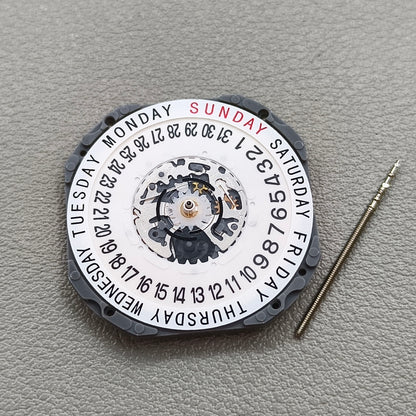 Japan Hattori Epson VJ55 VJ55B Watch Quartz Movement Date@6 3 Hands