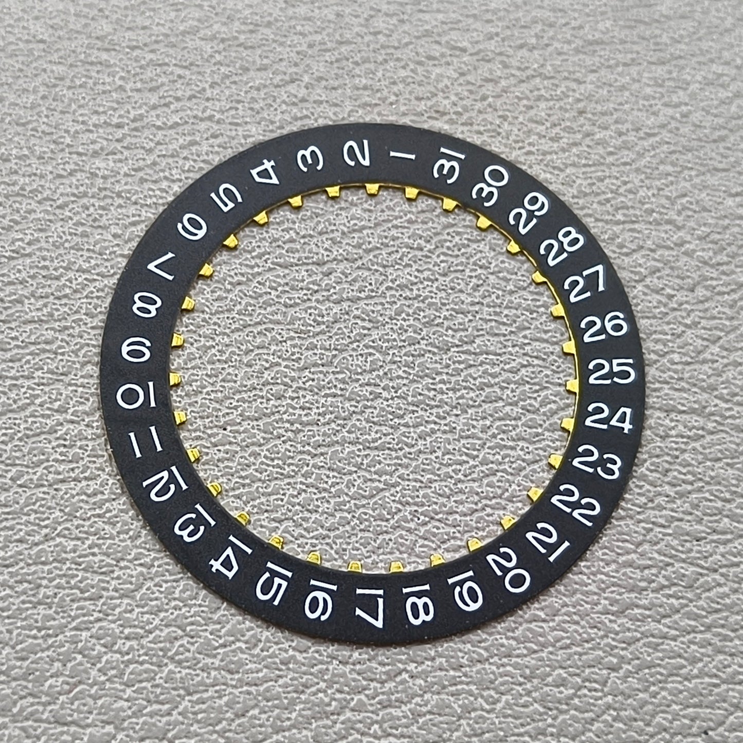 Black Date Wheel Overlay Generic for ETA 2824 Movement Date@3