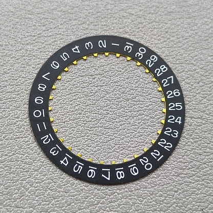Black Date Wheel Overlay Generic for ETA 2824 Movement Date@3