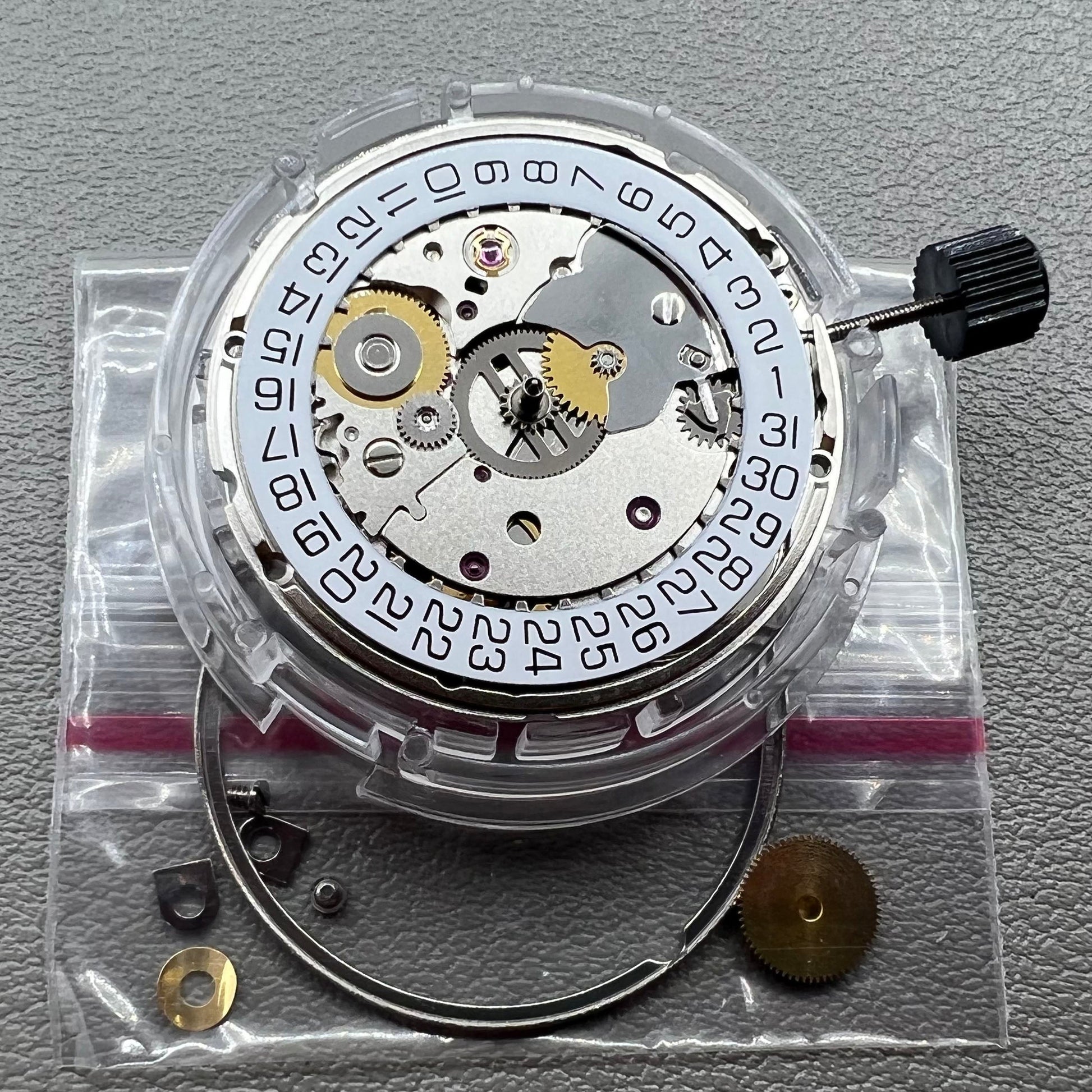Seagull ST2130 automatic watch movement replacement, silver-plated, compatible with ETA 2824-2.
