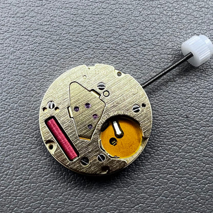 Swiss ETA E61.111 quartz watch movement with date at 3, replacement for 256.111 models, precision timing.