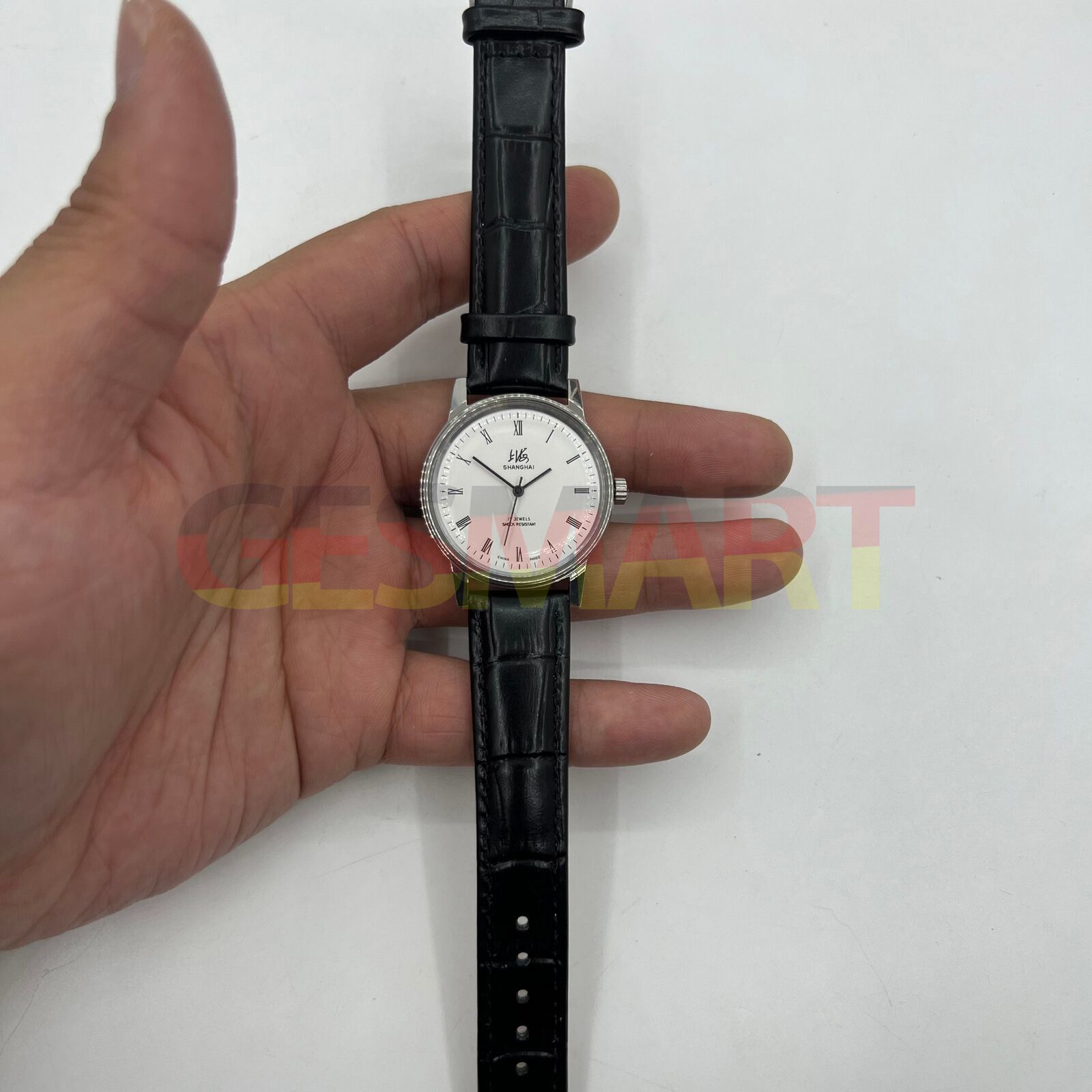Shanghai Factory 36mm 8120 manual mechanical watch with shock-resistant 17-jewel movement