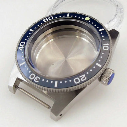 40mm Sapphire Glass Watch Case Fit NH34 NH35 NH36 ETA 2824 300M Water Resistance