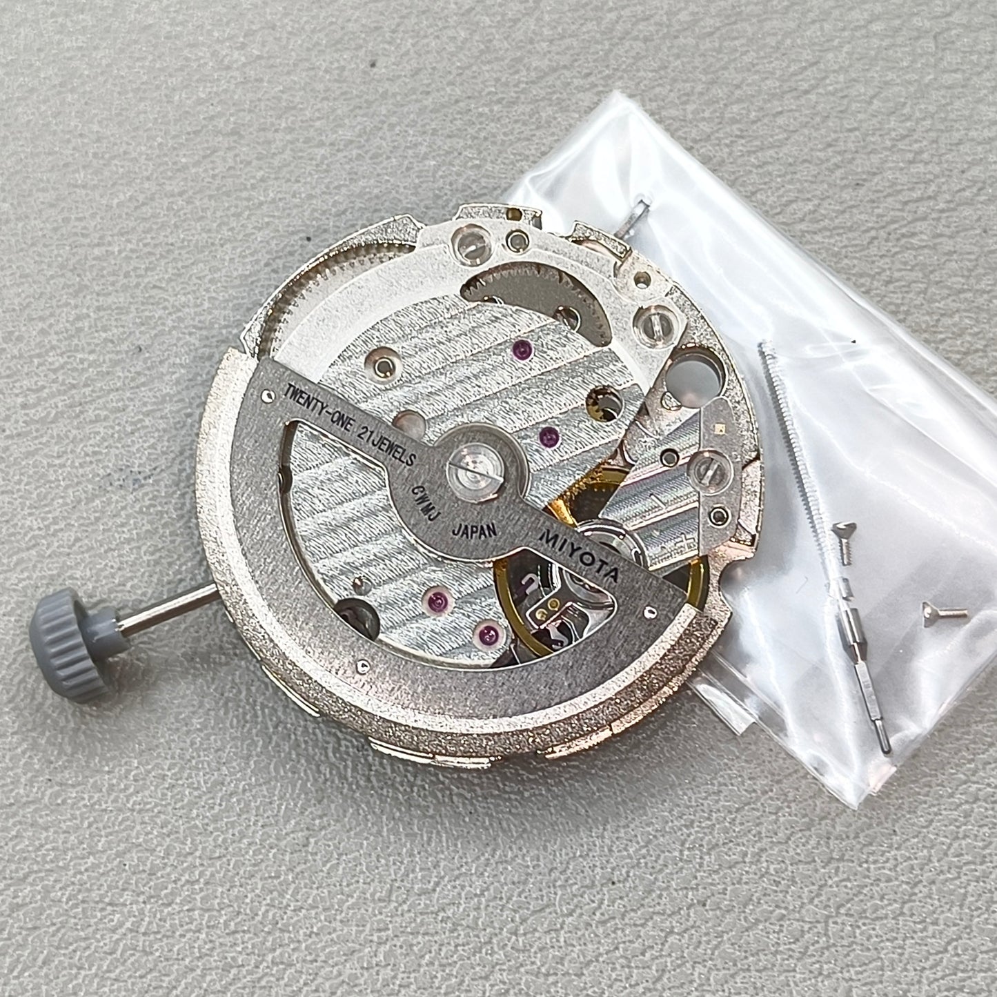 Japan Miyota 82S7 Silver Plated Automatic Mechanical Movement