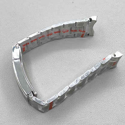 20mm Silver Oyster Stainless Steel Strap for 40mm Daytona VK63 VK64 Watch Case