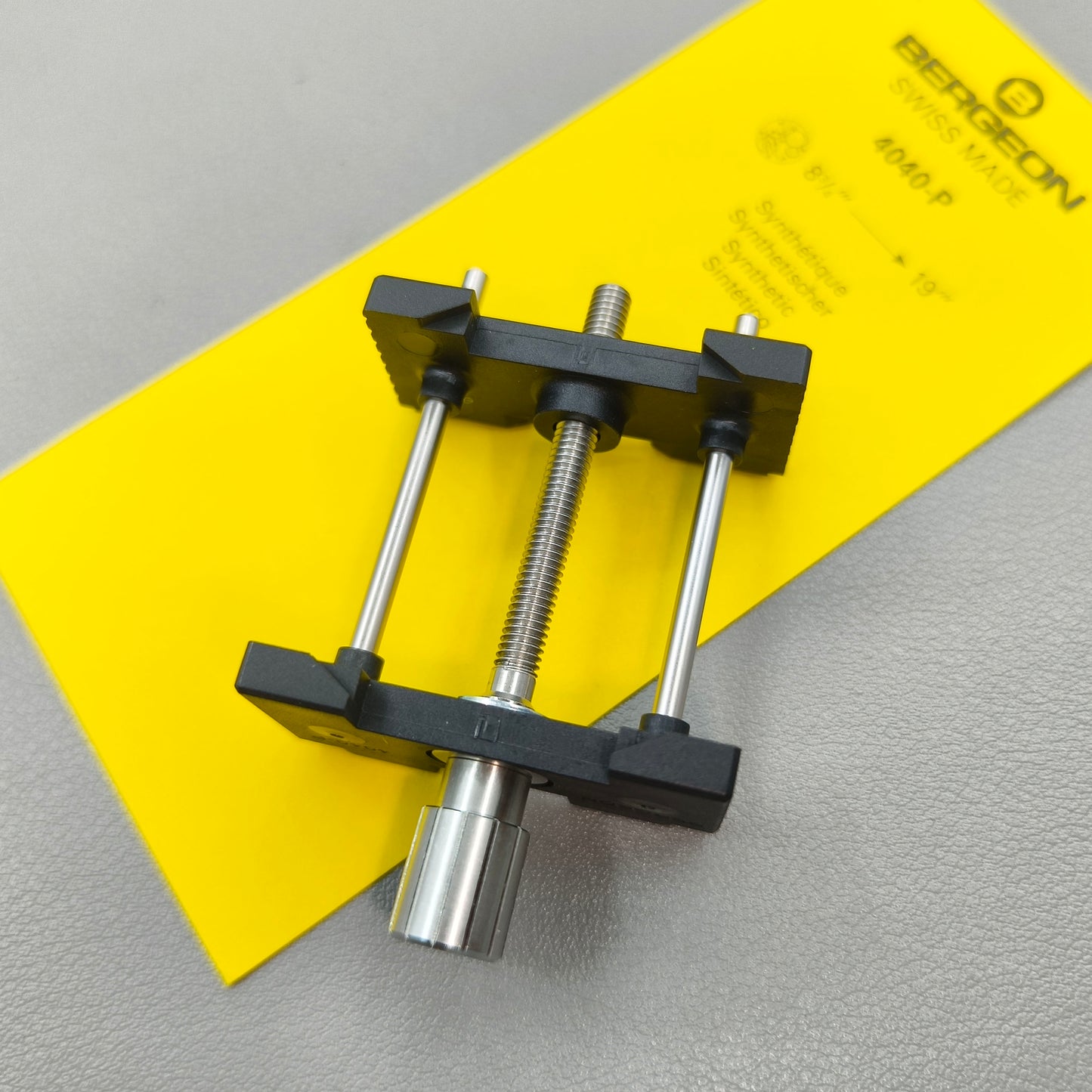 Swiss Bergeon 4040-P Extensible And Reversible Movement Holder Watchmaker