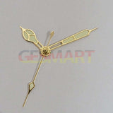 Green Luminous Black Golden Trim Watch Hands for NH35/NH36/4R/7S Movement