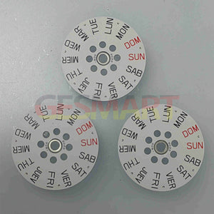 English Disk Wheel Week Wheel Generic for Miyota 8215 8200 Movement