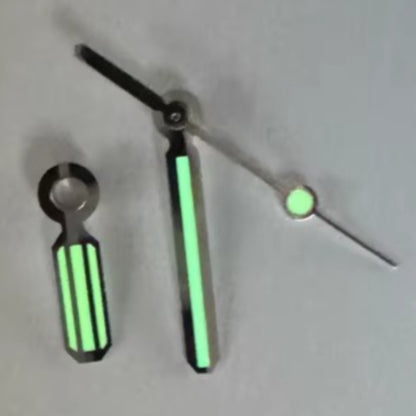 Silver C3 Super Green Lume watch hands by AP for Royal Oak series with Miyota 9015 movement