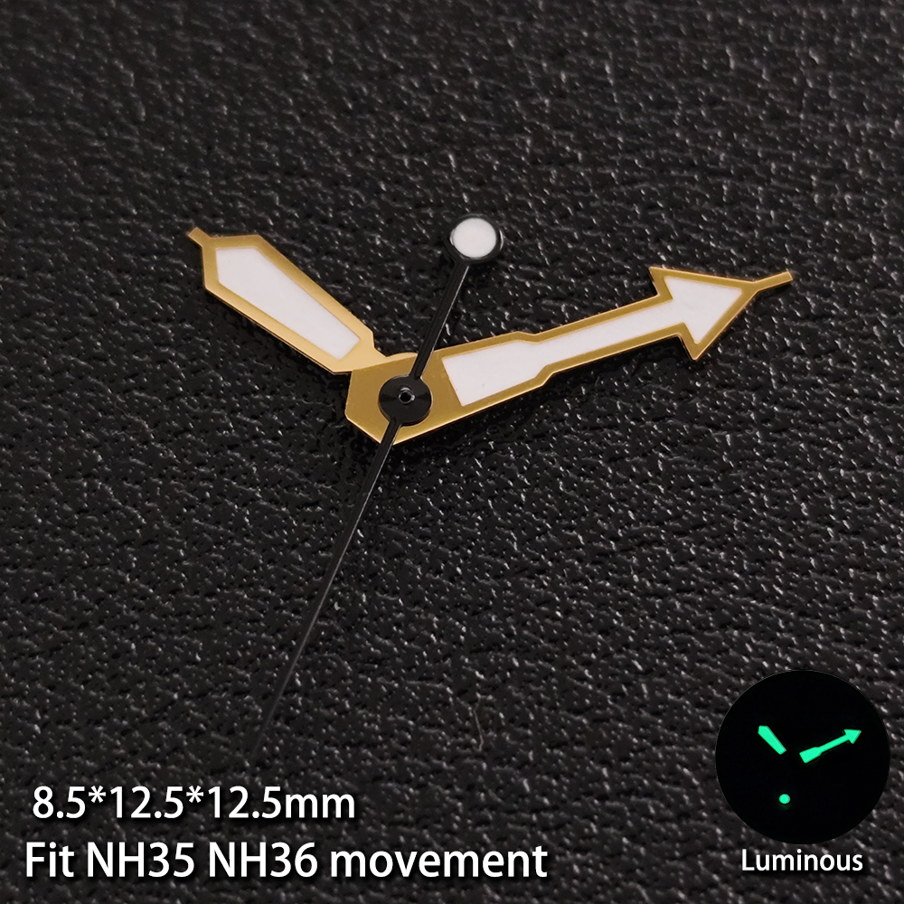 Modified Multicolor Watch Hands For NH35 NH36 Movement with Luminous