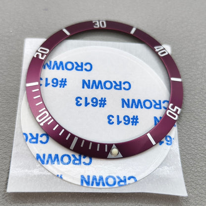 39.5mm Watch Bezel Insert Aluminium Diving Fit for Automatic SUB GMT Watch