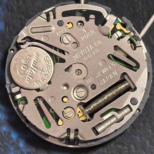 Japan Made Miyota OU30 Luminous Movement Old Stock Watch Part