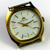 34mm HONGLIAN Manual Mechanical Watch Golden Nail Square Golden Case 17 Jews