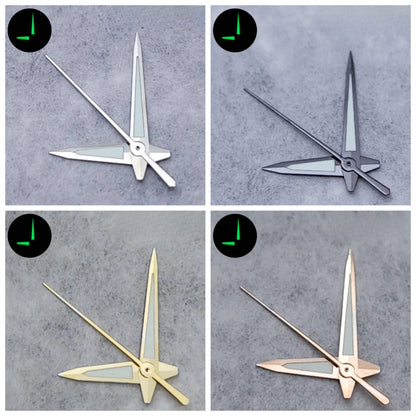Modified Gun With Green Luminous Watch Hands For NH35 NH36 7S26 7S36 4R35 4R36