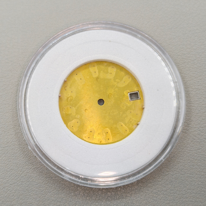 28.5mm Purple No Logo Natural Seashell Blue Luminous Watch Dial for NH35