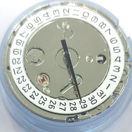 Seagull ST16 mechanical movement watch part showing single calendar date at 3 o'clock position.