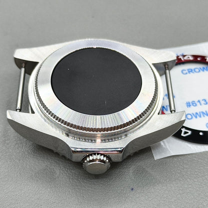 44mm Watch Case for Deep SEA for NH34 NH35 NH36 Black Red Bezel Solid Back