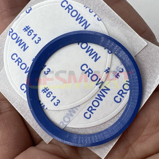 38 mm/30,5 mm Blau Keine geschnitzte Schriftart Abschrägung Aluminium Uhr Lünette Einsatz Uhrenteile