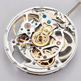 China Made HZ6600A Silver Hollow 3 Hands Automatic Mechanical Movement