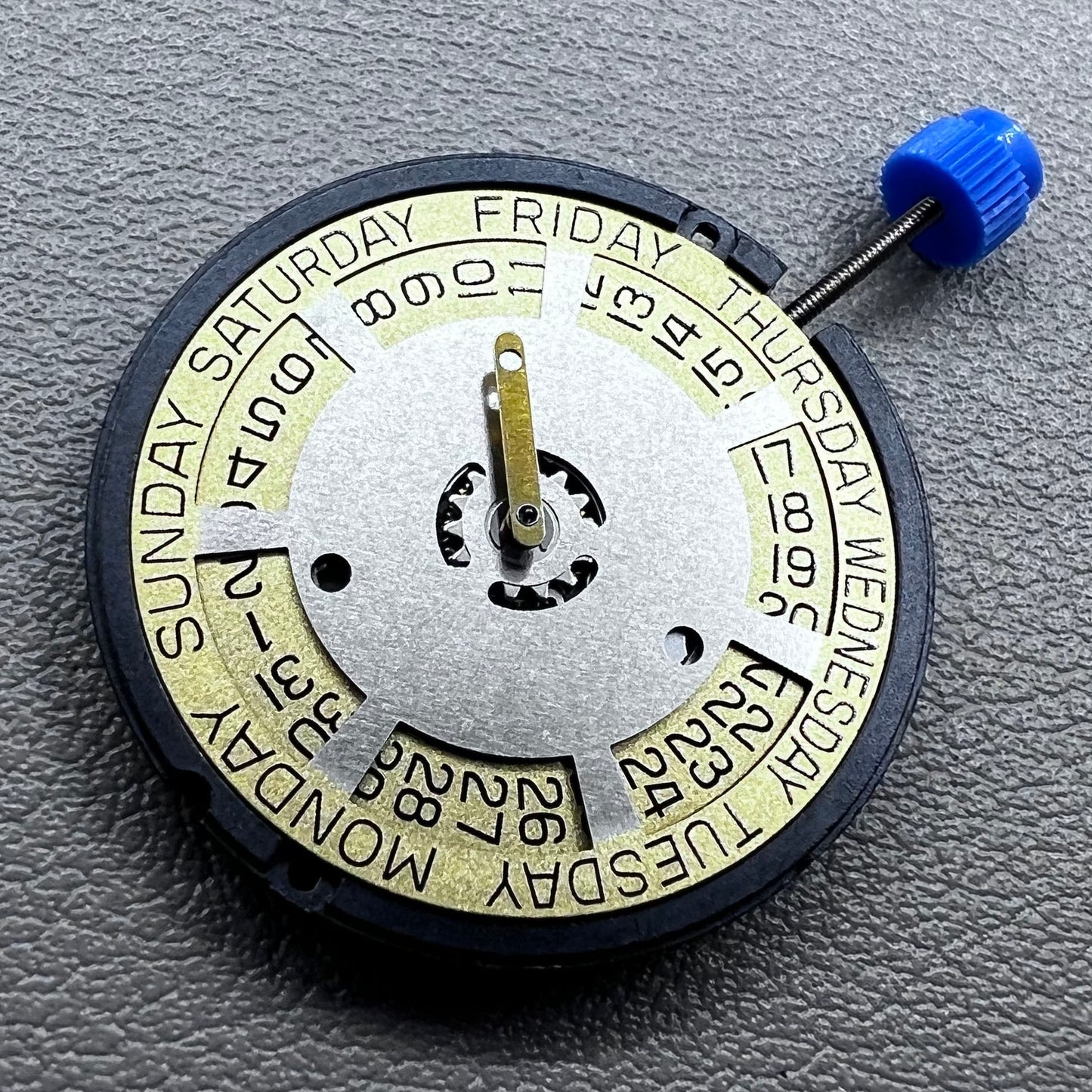 Swiss ETA805.144 Quartz Movement Golden Disk 3 Hands