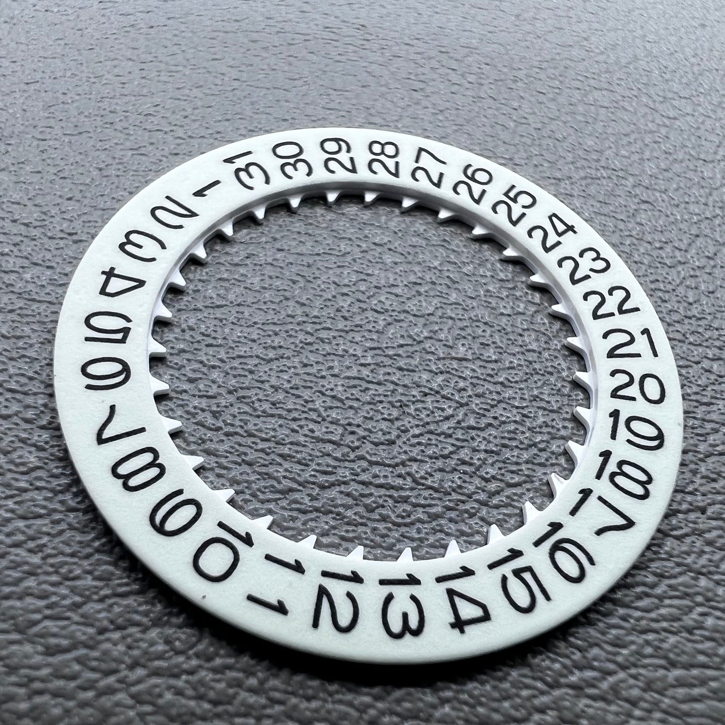 White Background Numerals C3 Green Luminous Disk Date Wheel for Miyota NH35 NH36