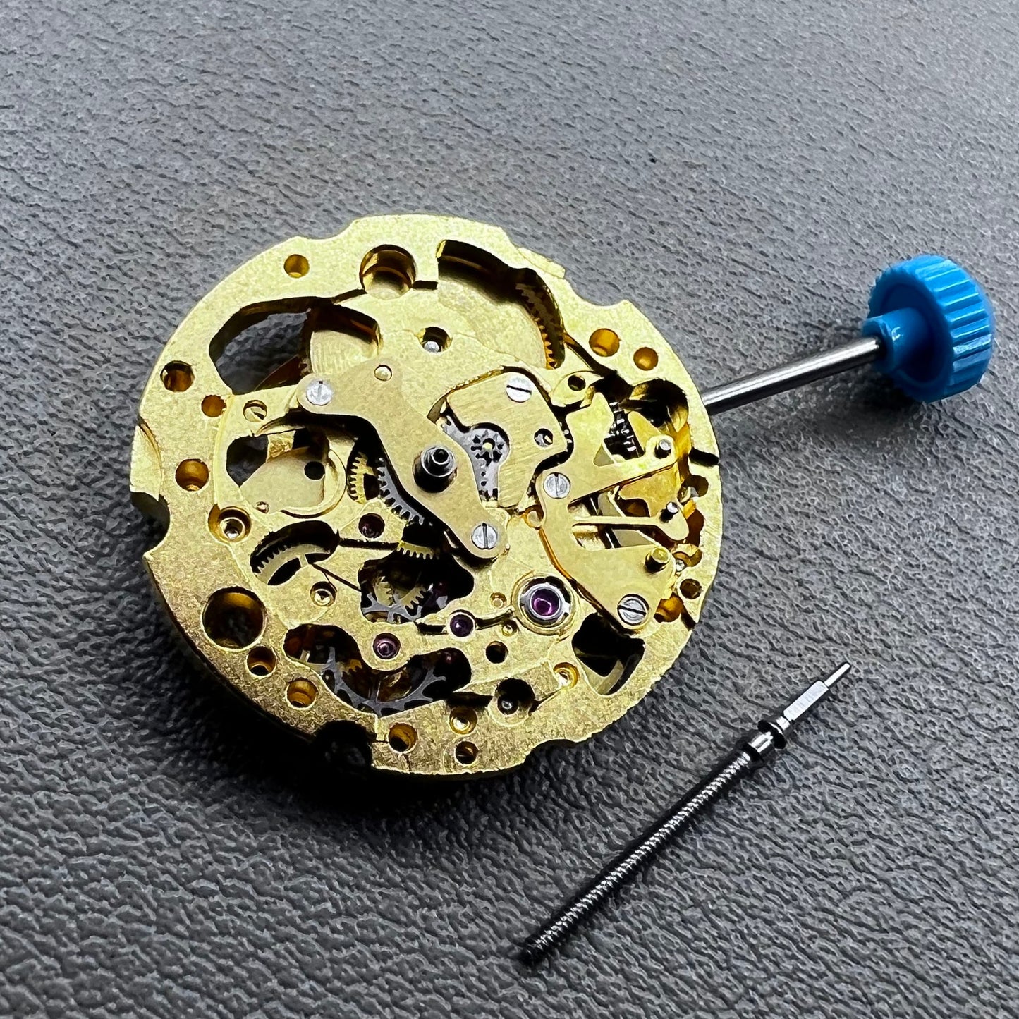 Japan Miyota 6T33 Golden Hollow Hand-winding Mechanical Movement 3 Hands