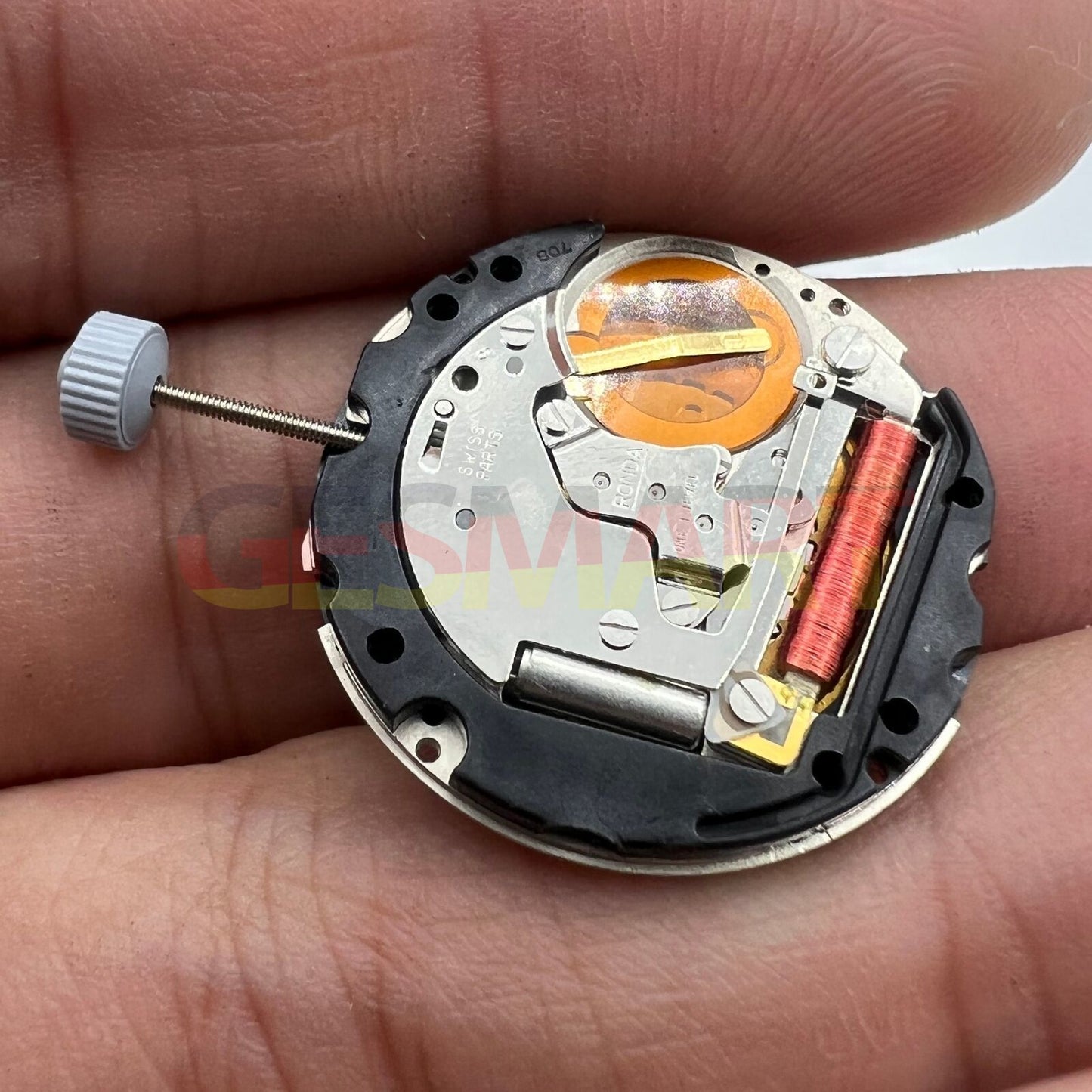 Mouvement de montre à quartz Ronda 708, date à 6 points suisses 