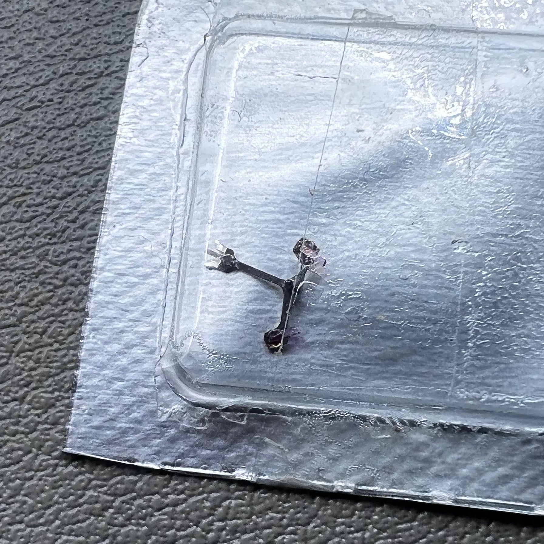 Pallet fork for Seagull ST36 watch movement, precision component for timekeeping accuracy.