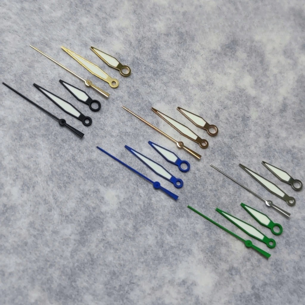 Multicolor Watch Hands For NH34 NH35 4R35 NH36 4R36 Movement  C3 Green luminous