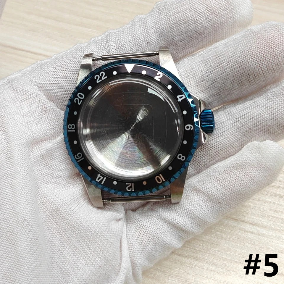 39.5mm Stainless Steel Watches Case with Bezel & Acrylic Glass for NH35 NH36