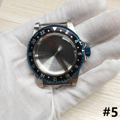 39.5mm Stainless Steel Watches Case with Bezel & Acrylic Glass for NH35 NH36