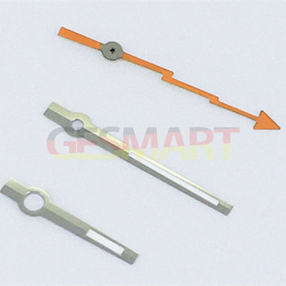 Lightning silver-trimmed second hand with green lume for ETA2834/2836/2824 watch repair and customization.