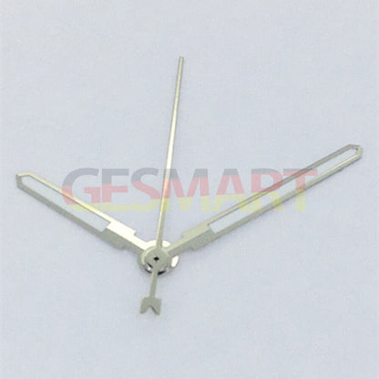 Silver trim green luminous watch hands, compatible with Asian 8215/2813/8205 movements, for precise timekeeping