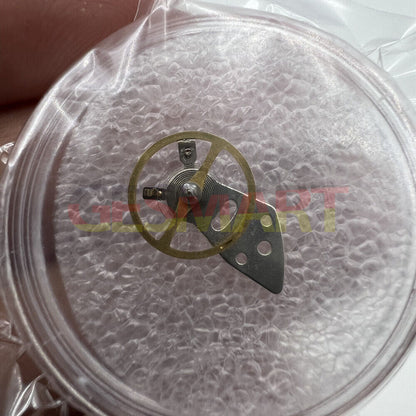 Genuine Japan-made complete balance wheel with splint for Miyota 8N24 watch movement by Miyota.