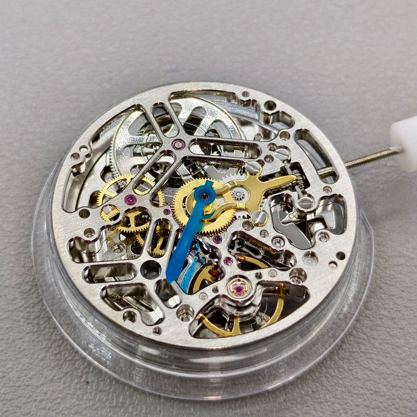 Silver HZ75DOA Hollow Bare Balance Wheel Automatic Mechanical Movement