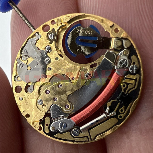 Montre <tc>ETA</tc> 210.001 à quartz, mouvement suisse à 2 aiguilles 