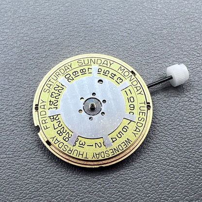 Swiss ETA 955.132 Quartz Movement Double Calendar Week@12 Date@3